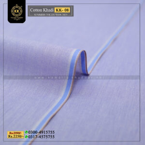 KK-08 Indigo Cotton Khadi Khaddar of Kamalia made with 100% Pure Cotton Khaddar