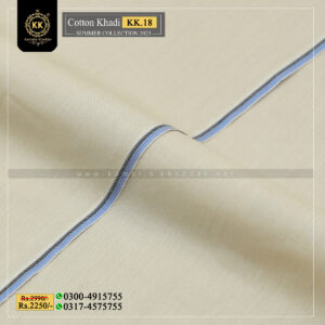 KK-18 Summer Khaddar Of Kamalia Royal made with 100% Pure Cotton Khaddar