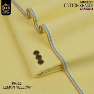 KK-28 Summer Cotton Khadi Khaddar of Kamalia made with 100% Pure Cotton Khaddar
