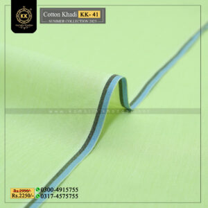 KK-41 Summer Cotton Khadi Khaddar of Kamalia made with 100% Pure Cotton Khaddar