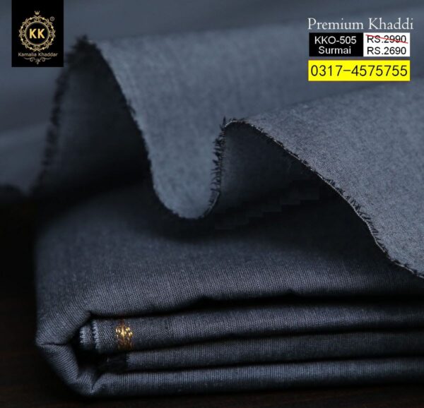 KKO-505 Premium Organza Kamalia Premium Khaddar is made with 100% Pure Cotton Khaddar. Clad yourself in the bright colors of this soft comfortable earthy texture Summer Khadi Cotton Kamalia Khaddar 2023 and be admired in the summer season.