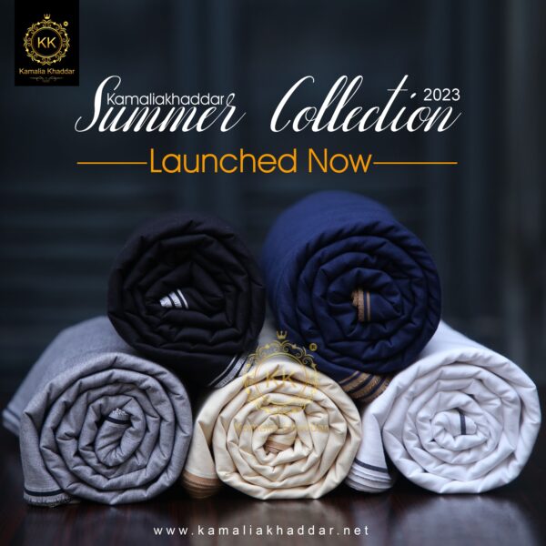 Premium Khaddar is made with 100% Pure Cotton Khaddar. Clad yourself in the bright colors of this soft comfortable earthy texture Summer Khadi Cotton Kamalia Khaddar 2023 and be admired in the summer season.