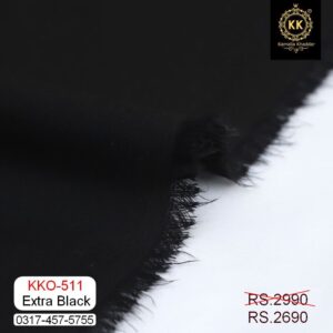 KKO-511 Black Premium Organza Kamalia Premium Khaddar is made with 100% Pure Cotton Khaddar. Clad yourself in the bright colors of this soft comfortable earthy texture Summer Khadi Cotton Kamalia Khaddar 2023 and be admired in the summer season.