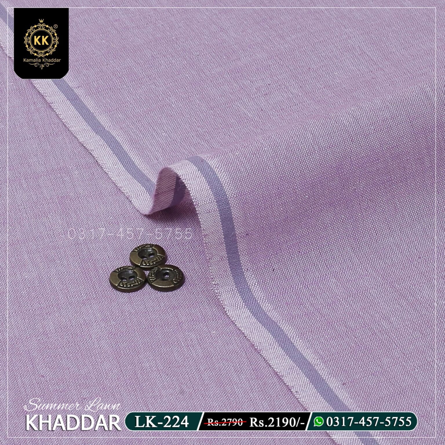 Kamalia Khaddar Summer Collection 2024 Lawn Khadi Khaddar: You know what’s best about Khadi Khaddar? Clad yourself in the bright colors of this soft comfortable Summer Lawn Khadi Khaddar Collection 2024 and be admired in the summer season. We created this spider-web fabric to give you and your skin a comfortable and cool feeling.