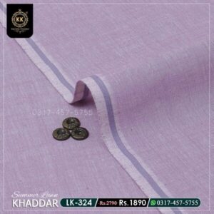 2025 Summer: LK-324 Summer Lawn Khadi Khaddar