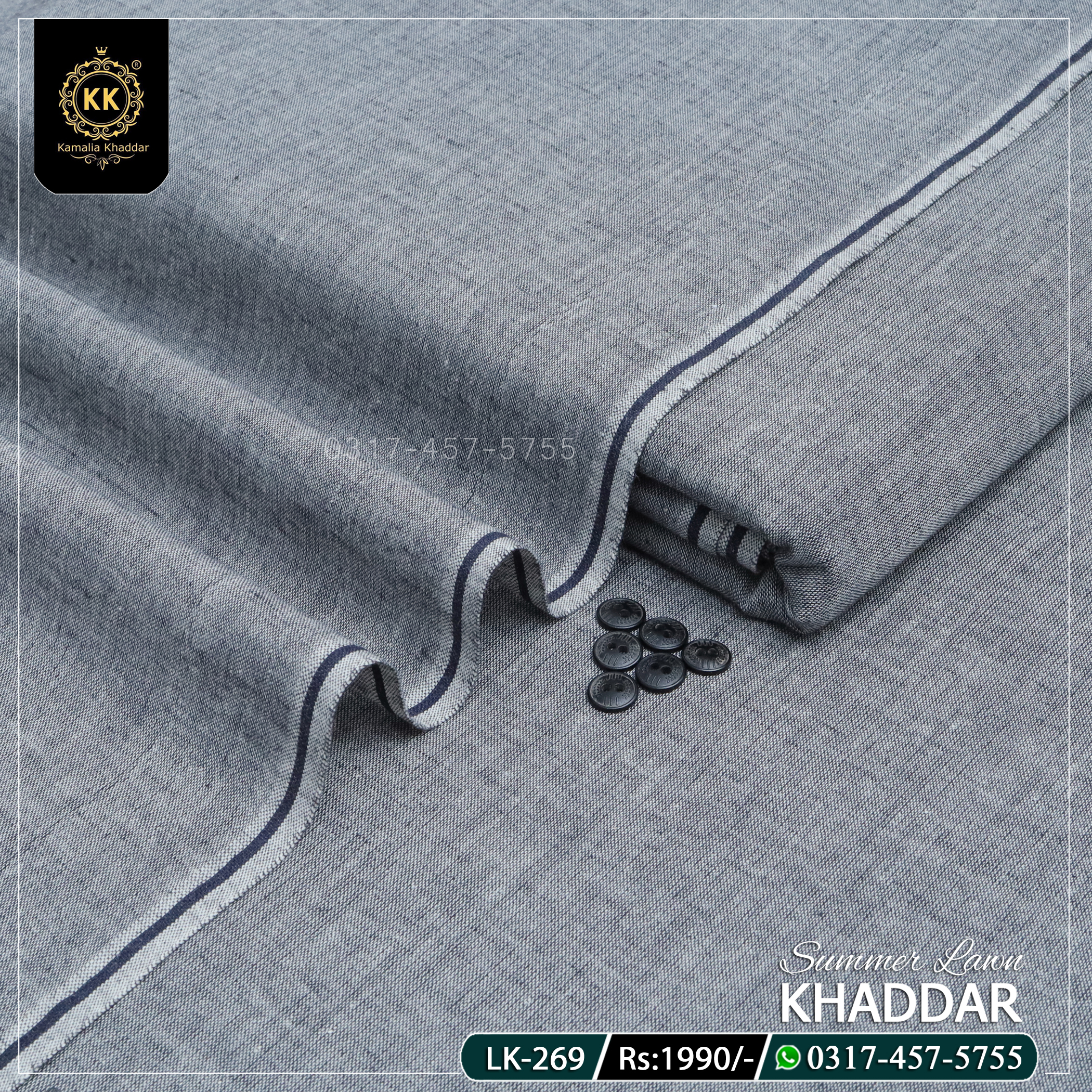 LK-269 Lawn Khadi Kamalia Khaddar Summer Collection 2026 Kamalia Khaddar is known for commitment to high-quality, sustainable, and eco-friendly fabrics. So, here comes another collection. We have officially launched our Summer Collection 2026, bringing a fresh wave of vibrant, organic options to the fashion world. This is best option for Men Shalwar Kameez Designer for Eid, or Shalwar Kameez Designs For Men For Wedding in Pakistan.