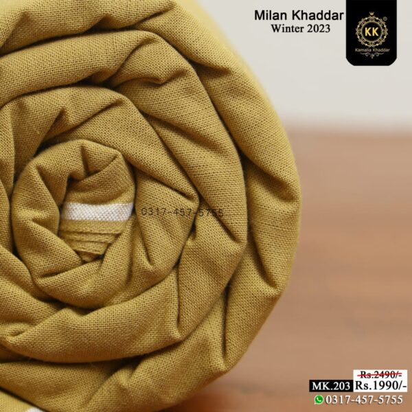 Clad yourself in the bright colors of this soft comfortable earthy texture Milan Wool Khadi Winter Khaddar 2023 and be admired in the winter season. We created this spider-web fabric to give you and your skin a comfortable and cool feeling.