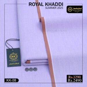 KK-08 Indigo Royal Khaddi Summer Khaddar