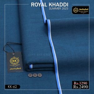 KK-62 Zink Royal Khaddi Summer Khaddar