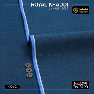 KK-62 Zink Royal Khaddi Summer Khaddar