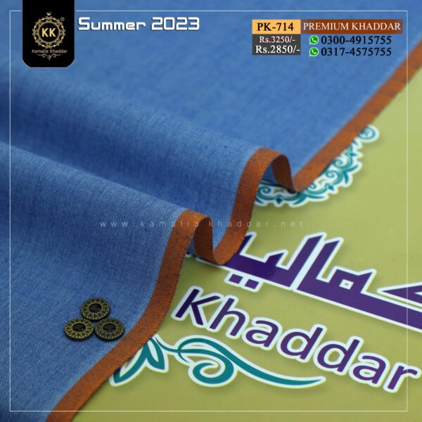 KK-714 Premium Khaddar Kamalia Khaddar Summer Collection.