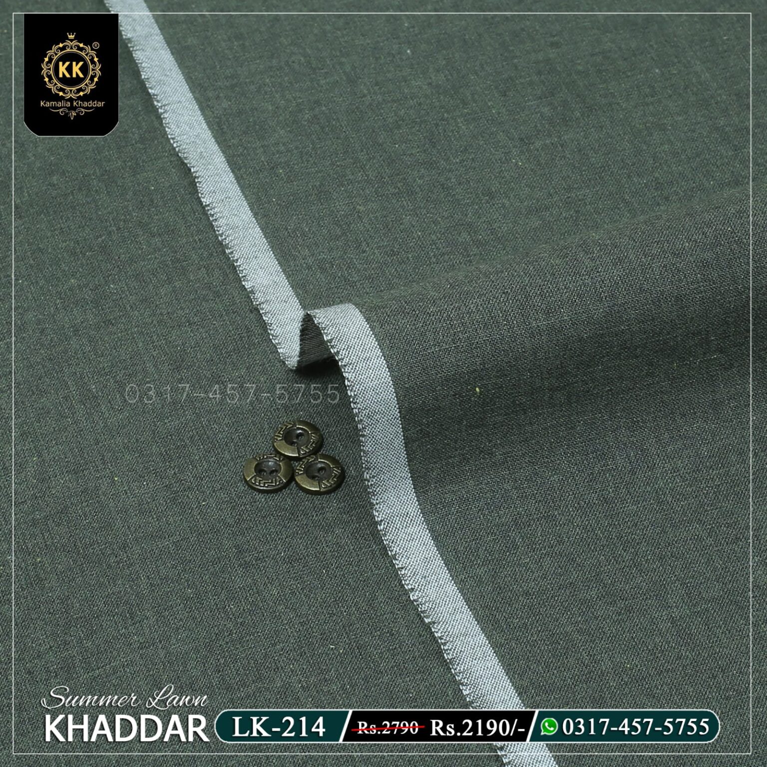 Kamalia Khaddar Summer Collection 2024 Lawn Khadi Khaddar: You know what’s best about Khadi Khaddar? Clad yourself in the bright colors of this soft comfortable Summer Lawn Khadi Khaddar Collection 2024 and be admired in the summer season. We created this spider-web fabric to give you and your skin a comfortable and cool feeling.