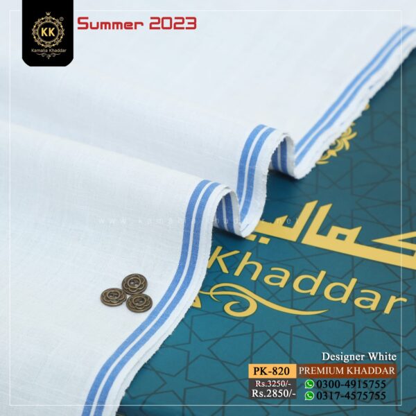 PK-820 Premium Slub Designer Summer Khaddar Kamalia Khaddar Summer Collection