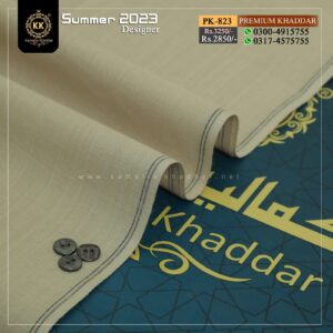 PK-823 Premium Slub Designer Summer Khaddar Summer Khaddar Collection