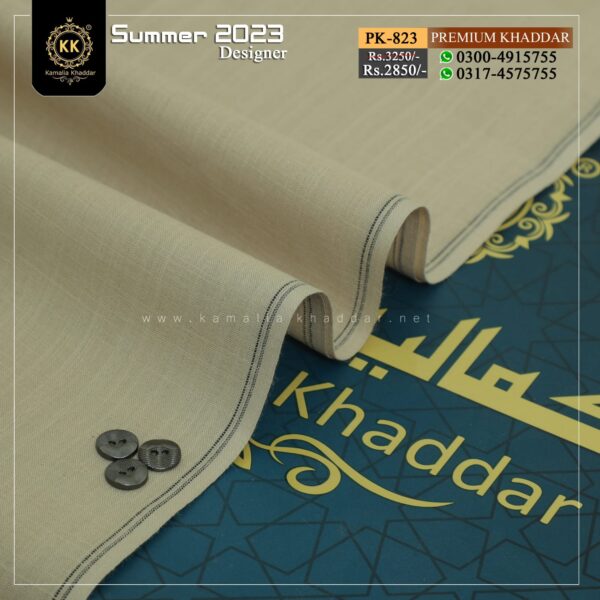 PK-823 Premium Slub Designer Summer Khaddar Summer Khaddar Collection