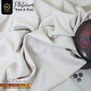 WW-10 Wash n Wear Shalwar Kameez Fabric by Kamalia Khaddar