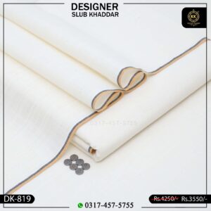 DK-819 Premium Slub Designer Summer Khaddar