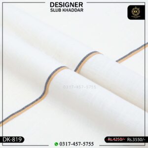 DK-819 Premium Slub Designer Summer Khaddar
