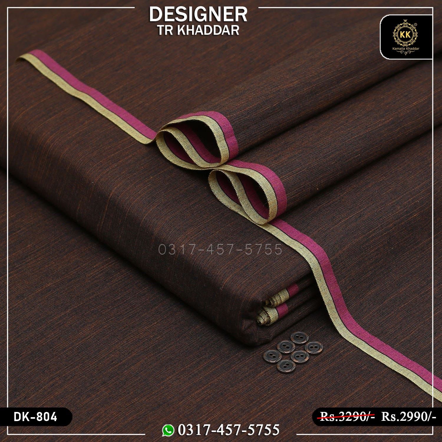 DK-804 Designer Kamalia Khaddar Summer Collection 2026 Kamalia Khaddar Summer Collection 2026 Lasani Khaddar offers an opportunity for consumers to embrace a fashion-forward yet environmentally responsible lifestyle.