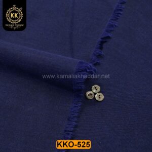 KKO-525 Navy Premium Organza Summer Khaddar