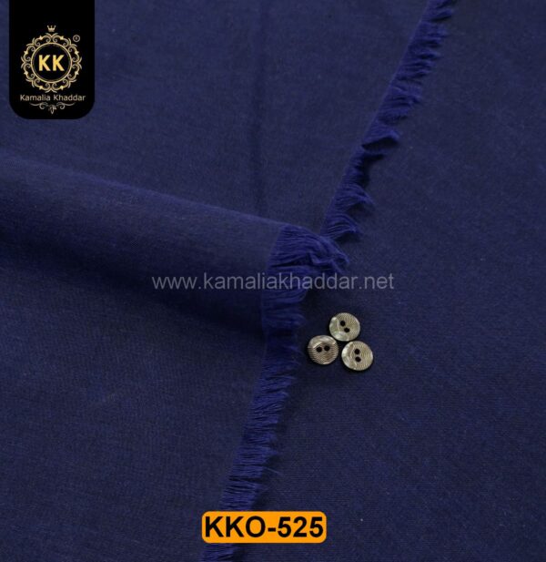 KKO-525 Navy Premium Organza Summer Khaddar