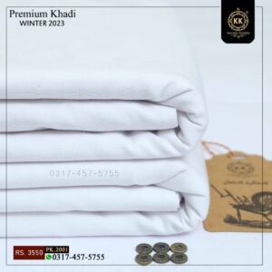 PK-2001 Extra White Premium Goli WINTER Khaddar Kamalia Khaddar Premium Winter Goli Collection 2023 has been launched. As consumers seek handmade and homemade fabric alternatives, the spotlight is shifting towards Khadi Khaddar.