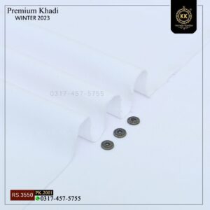 PK-2001 Extra White Premium Goli WINTER Khaddar Kamalia Khaddar Premium Winter Goli Collection 2023 has been launched. As consumers seek handmade and homemade fabric alternatives, the spotlight is shifting towards Khadi Khaddar.