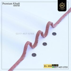 KK Premium is real premium. This is the highest quality and most premium khaddar fabric which a power-khadi can produce. We have used semi khadi production because it is more robust and consistent in quality. This latest Winter Khaddar Collection 2026 promises to deliver comfort, style, and sophistication, all while remaining dedicated to the values of sustainability and ethical fashion.