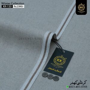 Clad yourself in the bright colors of this comfortable earthy Karandi Khaddar Winter Collection 2025 and be admired in the winter season. We created this spider-web fabric to give you and your skin a comfortable and warm feeling. Wide variety in diverse price range await you at our online store.