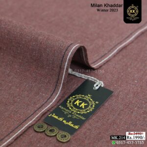 Milan Wool Single Goli TaanaBaana lightweight, soft and warm stuff for cold winter season. It’s warm and human-skin-friendly fabric. Its perfect during these cold foggy days of winter season 2023. Kamalia Khaddar Winter Collection 2023 has been launched. As consumers seek handmade and homemade fabric alternatives, the spotlight is shifting towards Khadi Khaddar.