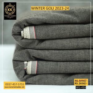 Kamalia Khaddar Winter Saffron Goli Collection 2023 has been launched. As consumers seek handmade and homemade fabric alternatives, the spotlight is shifting towards Khadi Khaddar.