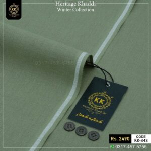 KK Premium is real premium. This is the highest quality and most premium khaddar fabric which a power-khadi can produce. We have used semi khadi production because it is more robust and consistent in quality. This latest Winter Khaddar Collection 2026 promises to deliver comfort, style, and sophistication, all while remaining dedicated to the values of sustainability and ethical fashion.
