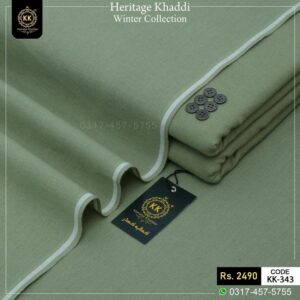 KK Premium is real premium. This is the highest quality and most premium khaddar fabric which a power-khadi can produce. We have used semi khadi production because it is more robust and consistent in quality. This latest Winter Khaddar Collection 2026 promises to deliver comfort, style, and sophistication, all while remaining dedicated to the values of sustainability and ethical fashion.