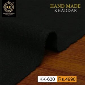 Winter Handicraft Series: HM-630 Natural Black HANDMADE Khadi Khaddar Kamalia Khaddar Handmade Winter Khaddar Collection 2023 has been launched. As consumers seek handmade and homemade fabric alternatives, the spotlight is shifting towards Khadi Khaddar.