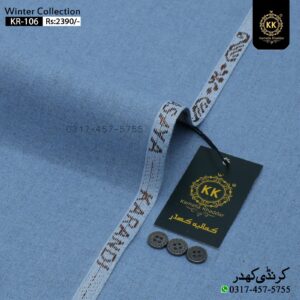 Clad yourself in the bright colors of this comfortable earthy Karandi Khaddar Winter Collection 2025 and be admired in the winter season. We created this spider-web fabric to give you and your skin a comfortable and warm feeling. Wide variety in diverse price range await you at our online store.