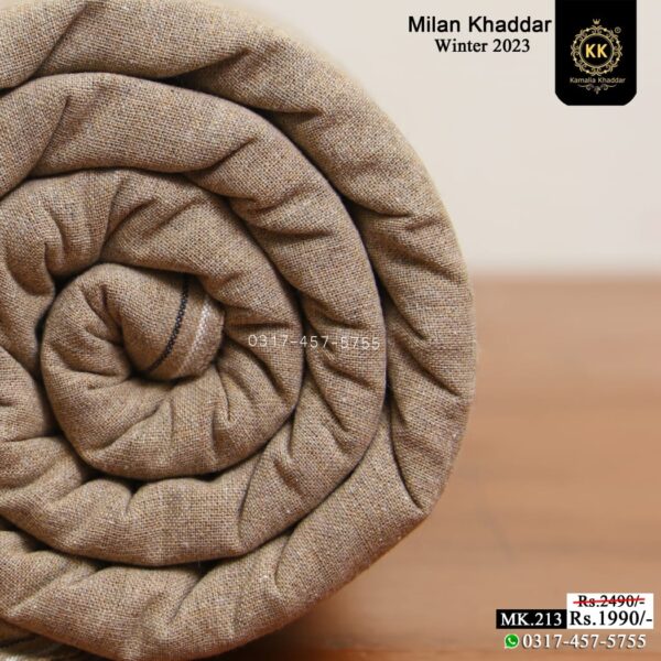 Milan Wool Single Goli TaanaBaana lightweight, soft and warm stuff for cold winter season. It’s warm and human-skin-friendly fabric. Its perfect during these cold foggy days of winter season 2023. Kamalia Khaddar Winter Collection 2023 has been launched. As consumers seek handmade and homemade fabric alternatives, the spotlight is shifting towards Khadi Khaddar.