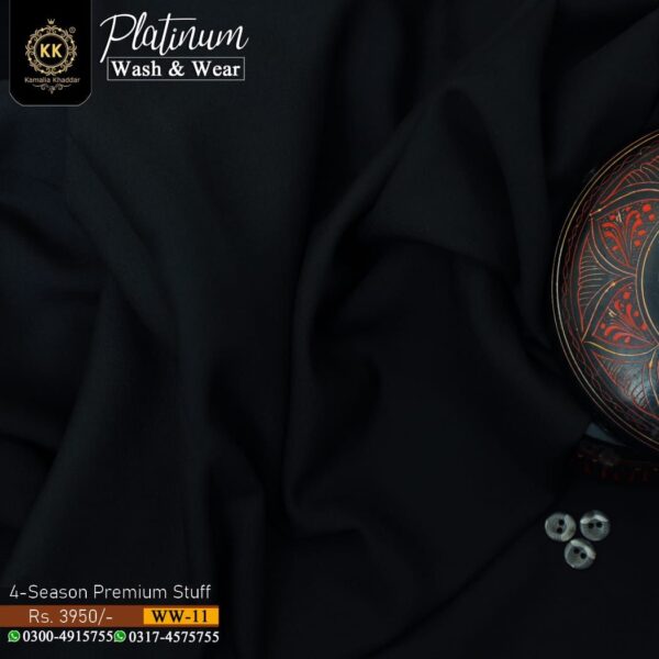 As wedding season is on its peak, KK brings its Exclusive WASH & WEAR Collection 2023-24. Our PLATINUM Wash n Wear fabric is the hottest sale item as it is designed to provide the ultimate balance of comfort and style.