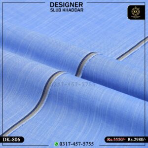 DK-806 Designer Slub Khaddar Summer 2024