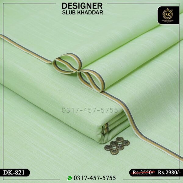 DK-821 Designer Slub Khaddar Summer 2024