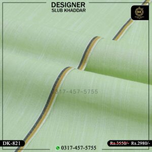DK-821 Designer Slub Khaddar Summer 2024