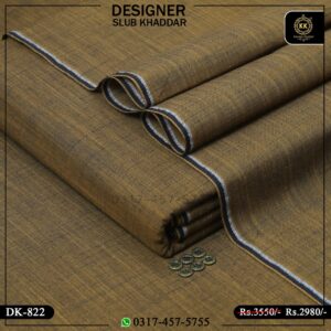 DK-822 Designer Slub Khaddar Summer 2024