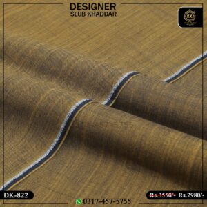 DK-822 Designer Slub Khaddar Summer 2024