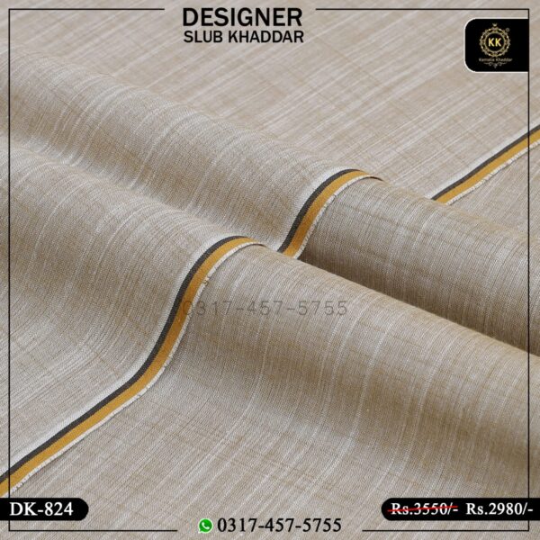 DK-824 Designer Slub Khaddar Summer 2024