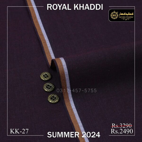 KK-27 Royal Khaddi Summer Khaddar