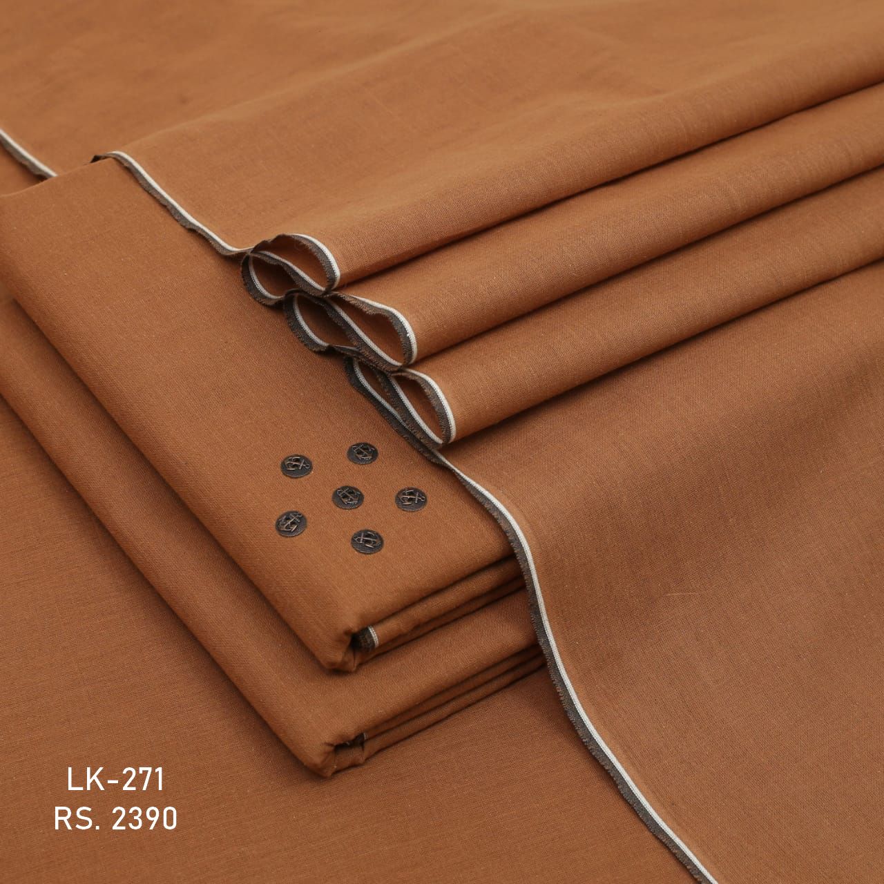 LK-271 Brown Kamaluia Lawn Khaddar Summer Collection 2026 Kamalia Khaddar is known for commitment to high-quality, sustainable, and eco-friendly fabrics, so.here comes another collection. We have officially launched Kamalia Khaddar Royal Khaddi Summer Collection 2026, bringing a fresh wave of vibrant, organic options to the fashion world. This is best option for Men Shalwar Kameez for Eid, or Shalwar Kameez Designs For Men For Wedding in Pakistan.