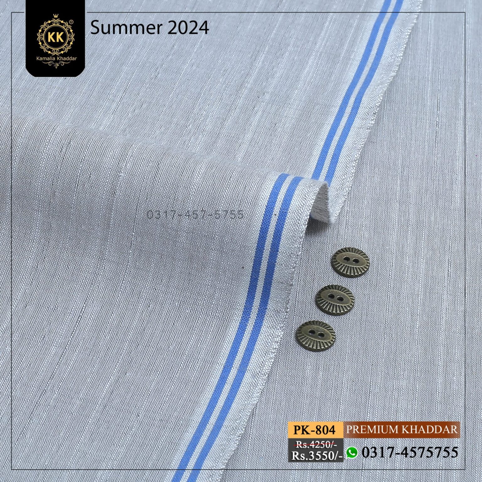 Kamalia Khaddar Premium Organza Slub Designer Summer Collection 2024: Our luxury and coolest Kamalia Khaddar collection "Premium Slub Designer Organza Khaddar 2024" has been launched. You know what’s best about Designer Slub Khaddar?