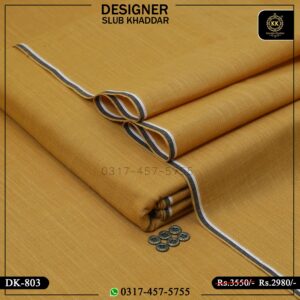 DK-803 Designer Slub Khaddar Summer 2024