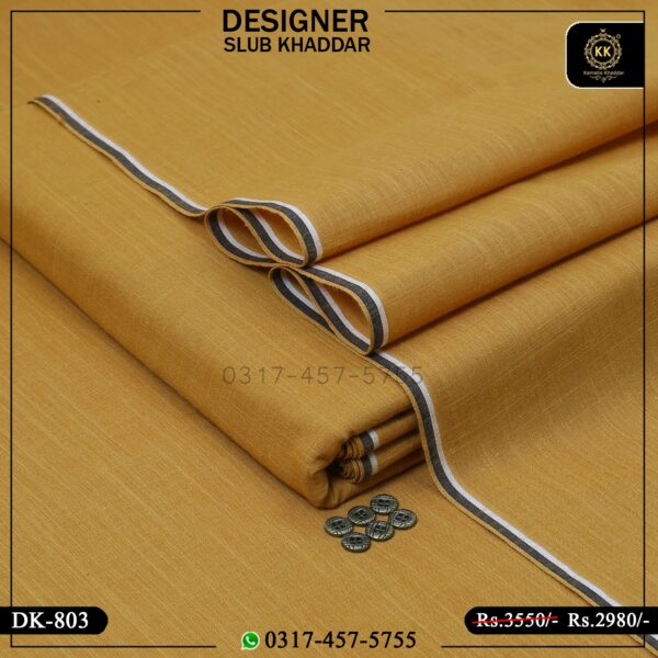 DK-803 Designer Slub Khaddar Summer 2024