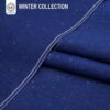 Kamalia Khaddar Fancy Designer Khaddar Winter Collection 2026 has been launched. There are small white dots in thsi Navy Blue Khaddar Suit. This Kamalia Khaddar Winter suit is ideal for Eid, and other festivals in this winter 2026-27