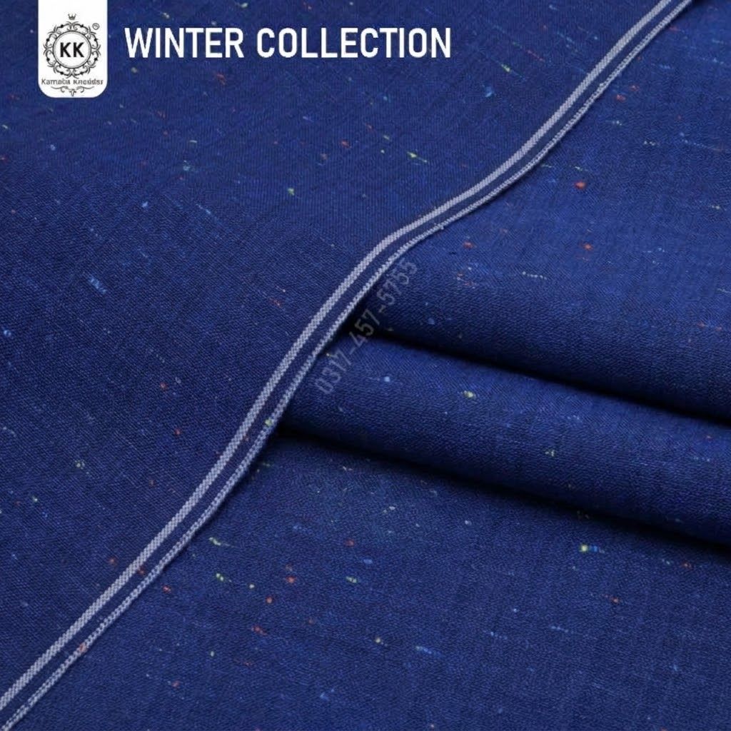 DK-12 Royal Blue Khaddar With White Dots Winter Kamalia Khaddar Collection Kamalia Khaddar Fancy Designer Khaddar Winter Collection 2026 has been launched. There are small white dots in thsi Navy Blue Khaddar Suit. This Kamalia Khaddar Winter suit is ideal for Eid, and other festivals in this winter 2026-27